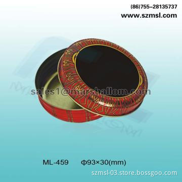 round tin box, gift box, metal box